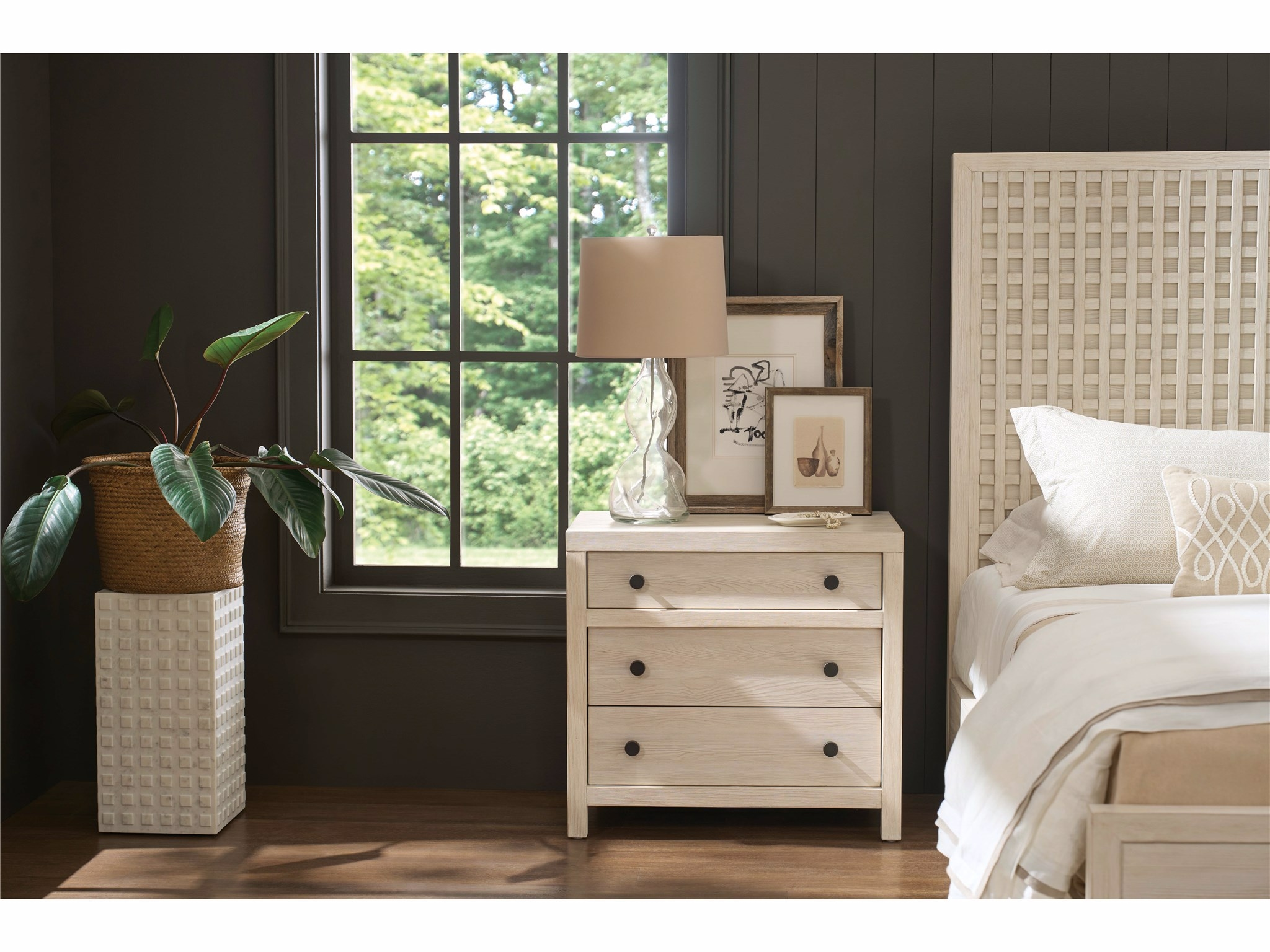O'Connor Designs Dwell River Rock 3-Drawer Nightstand