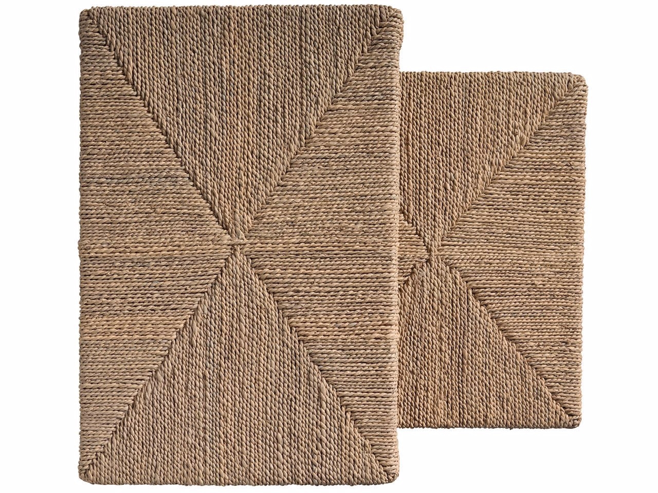 2-Piece Woven Nesting Tables