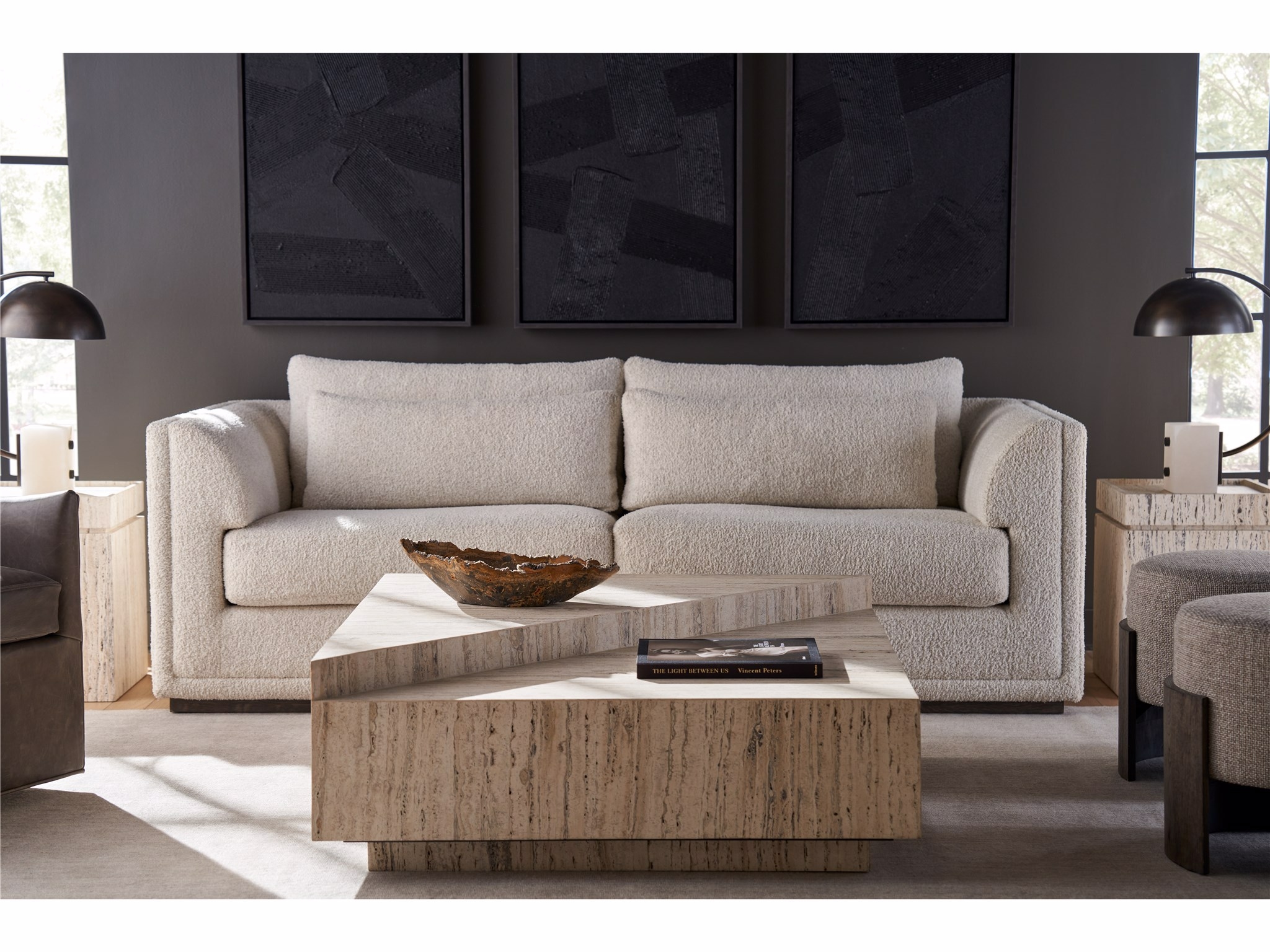 O'Connor Designs New Modern Stationary Sofa