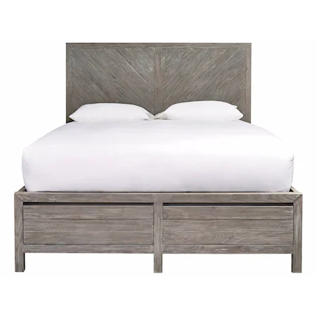 Biscayne Queen Bed with 2 Footboard Drawers