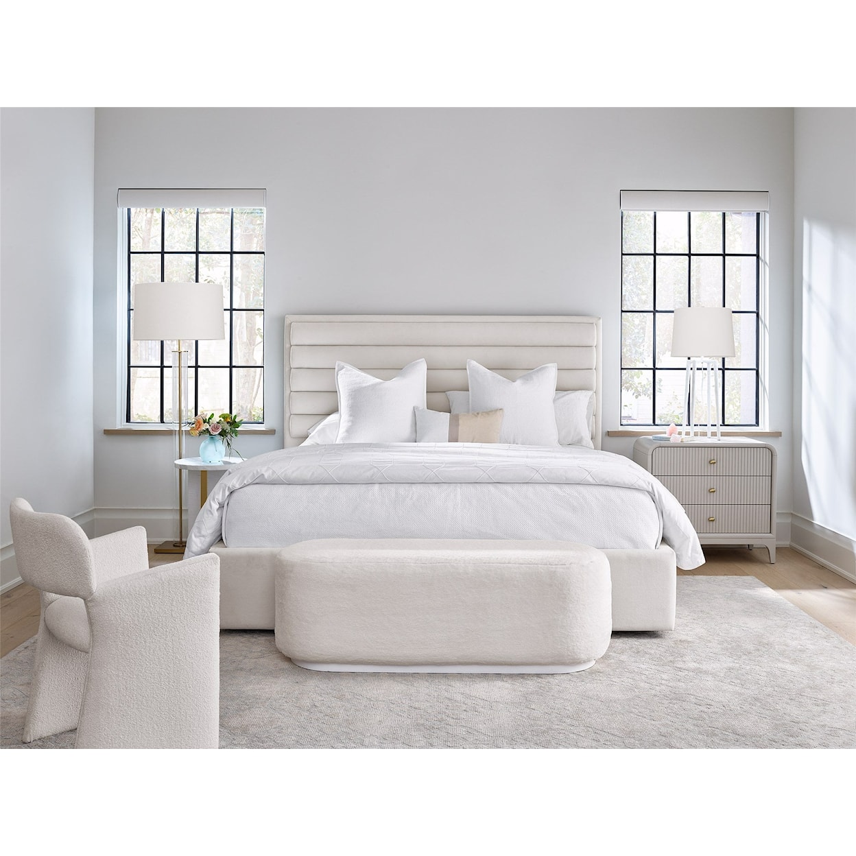 Universal Tranquility - Miranda Kerr Home Tranquility Upholstered Bed King