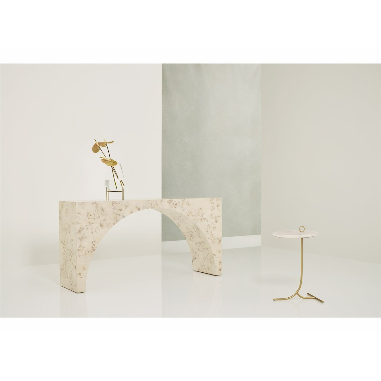 Universal Tranquility - Miranda Kerr Home Accent Table -stone top