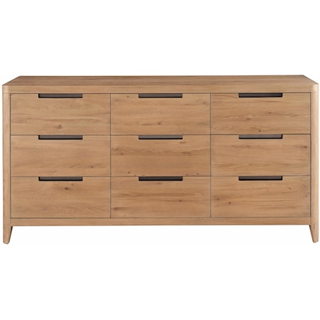 Contemporary 9-Drawer Dresser