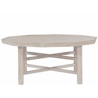 Coastal Cocktail Tablewith Crisscross Base