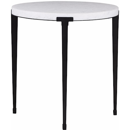 Contemporary Round End Table