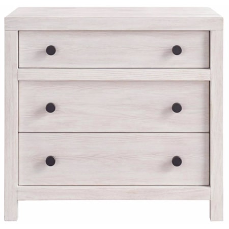 River Rock 3-Drawer Nightstand