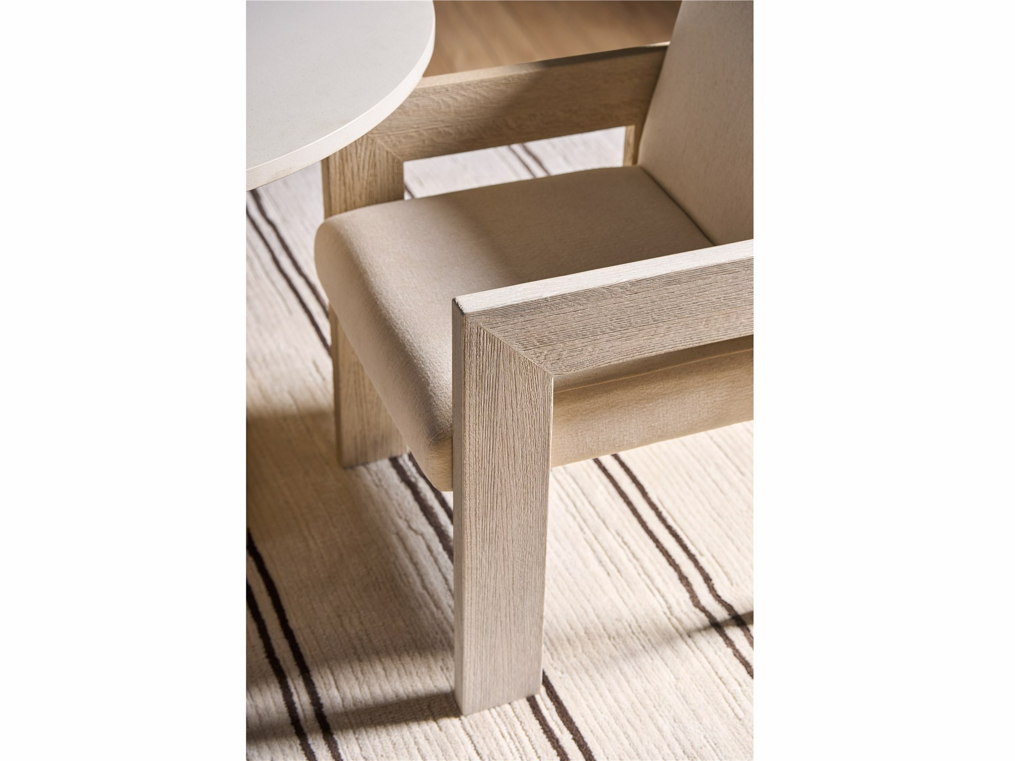 O'Connor Designs Modern- Mist & Veil Upholstered Dining Arm Chair