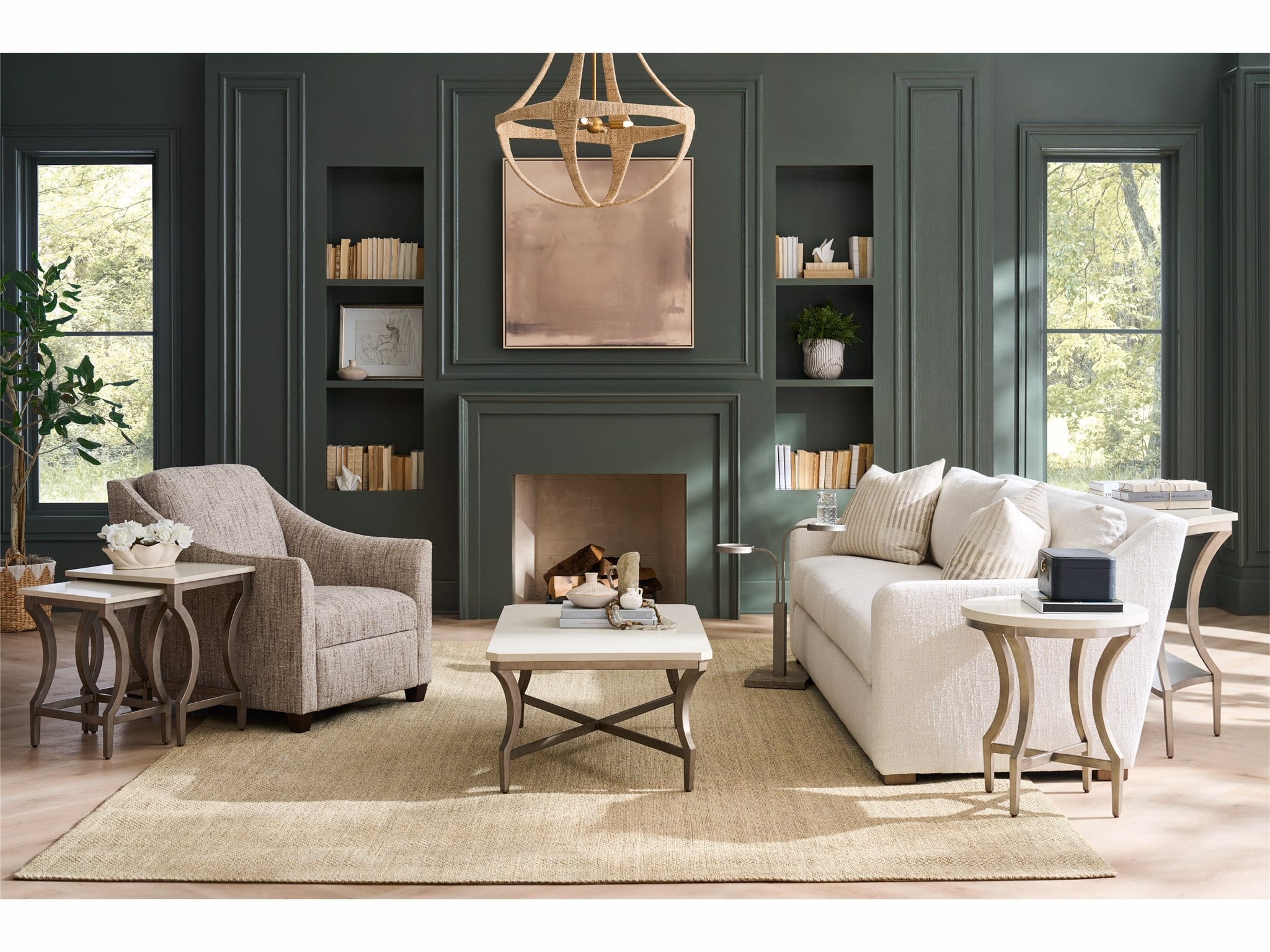 Universal Birchaven Round End Table