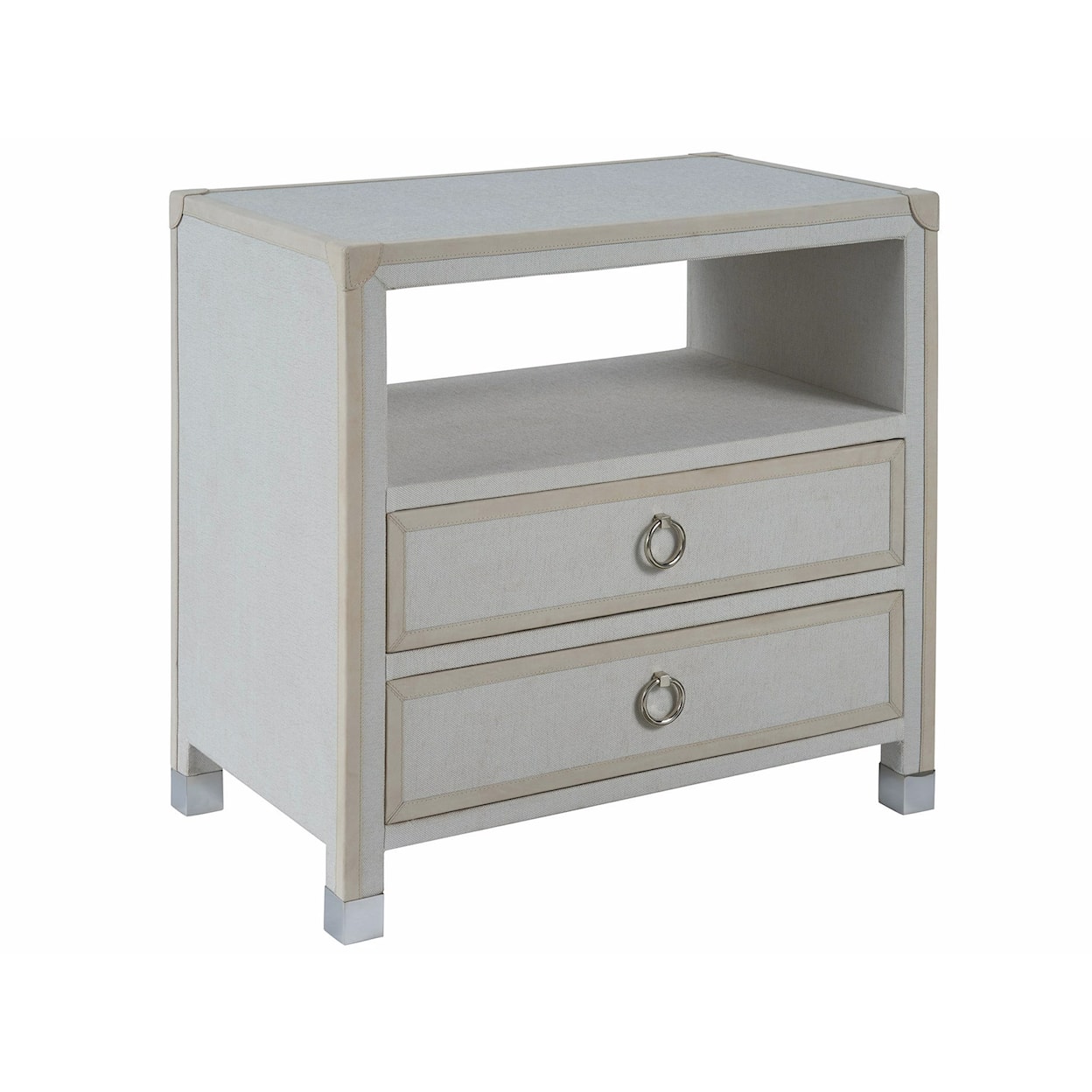 Universal New Modern 2-Drawer Nightstand