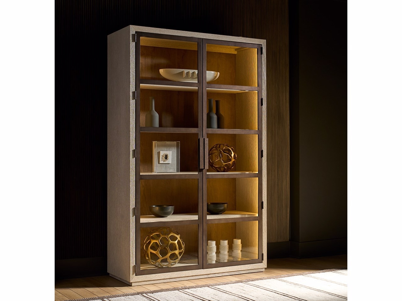 O'Connor Designs Modern- Mist & Veil Display Cabinet