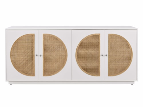 Contemporary 4-Door Living Room Storage Credenza