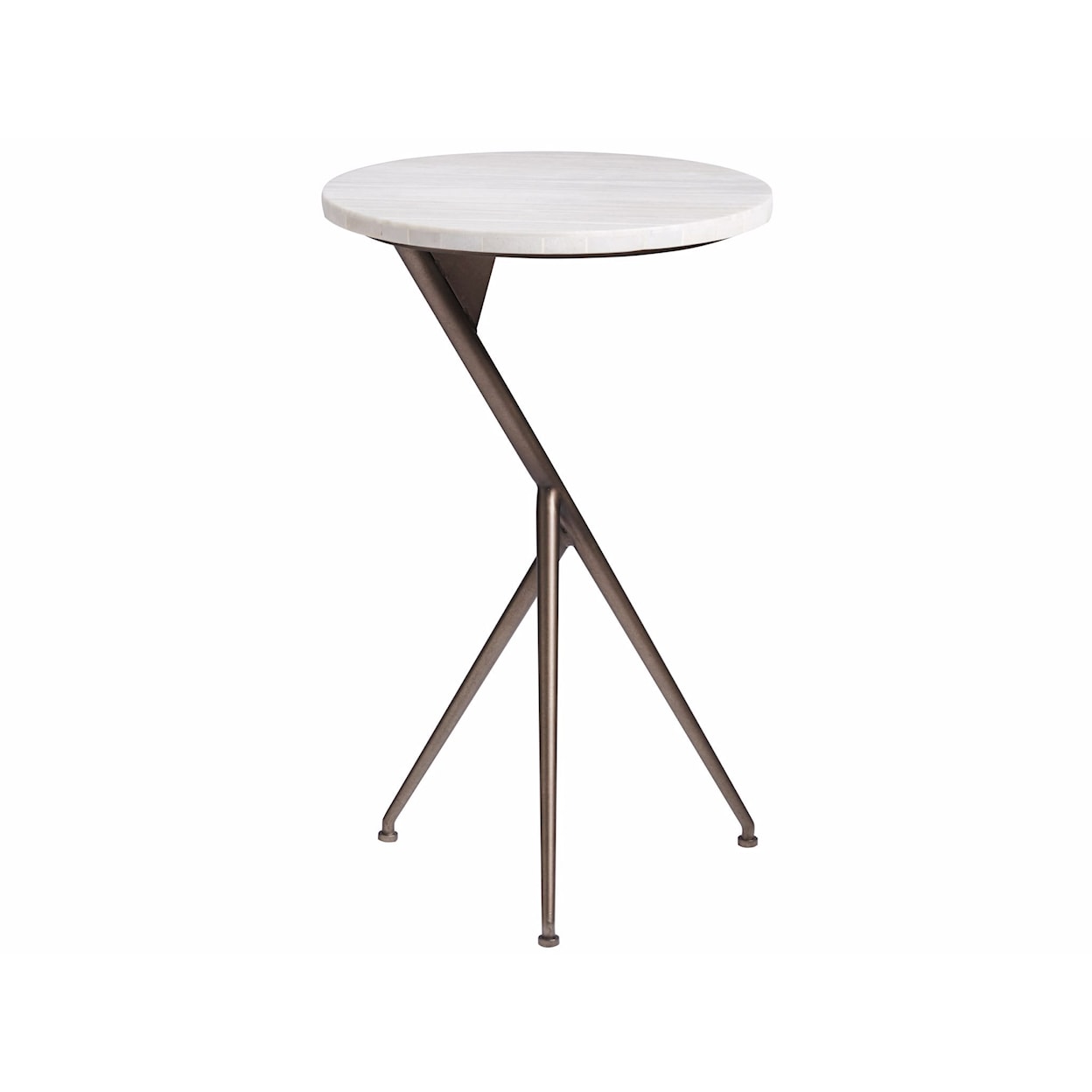 Universal Curated Oslo Round End Table