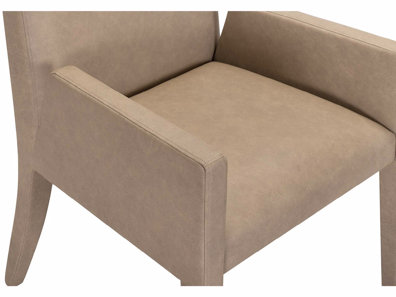 Fully-Upholstered Leather Dining Chair