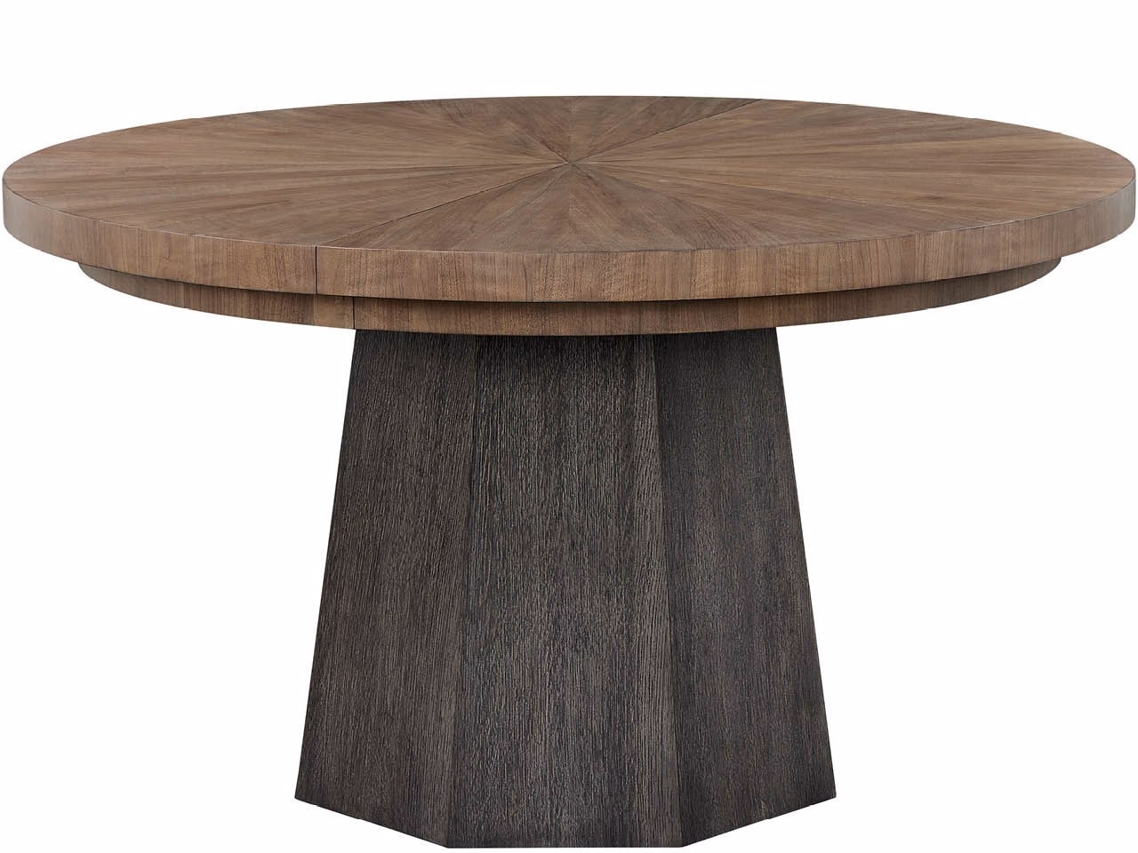 54" Round Extension Dining Table w/18" Leaf