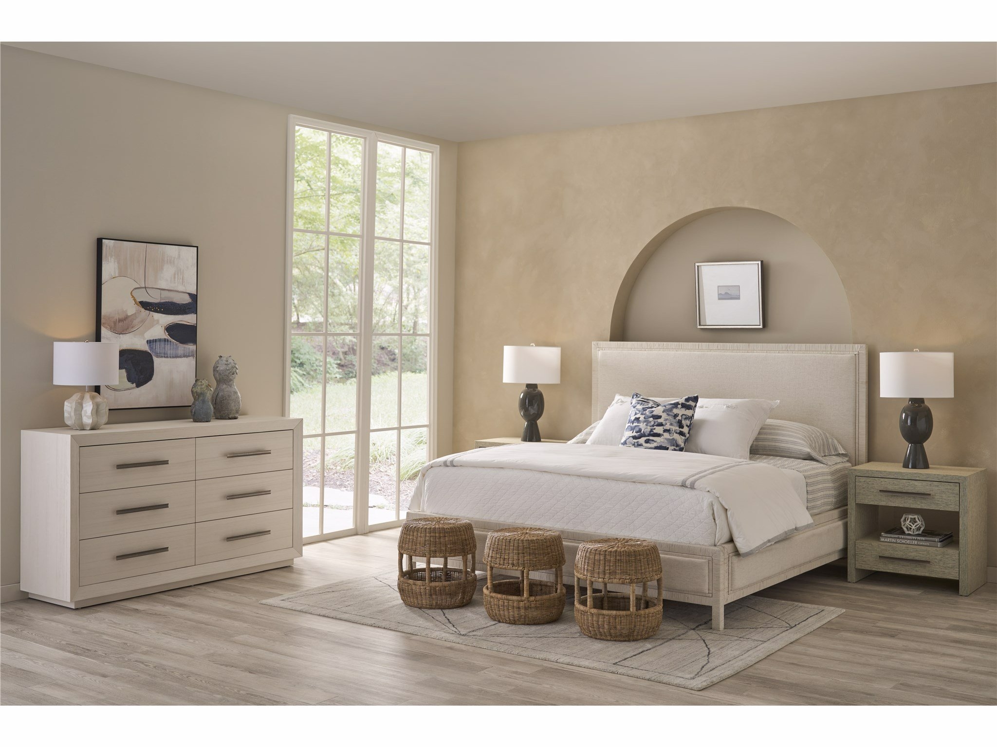 Universal Oasis Coastal Living Panel Bed - Thumbnail 4
