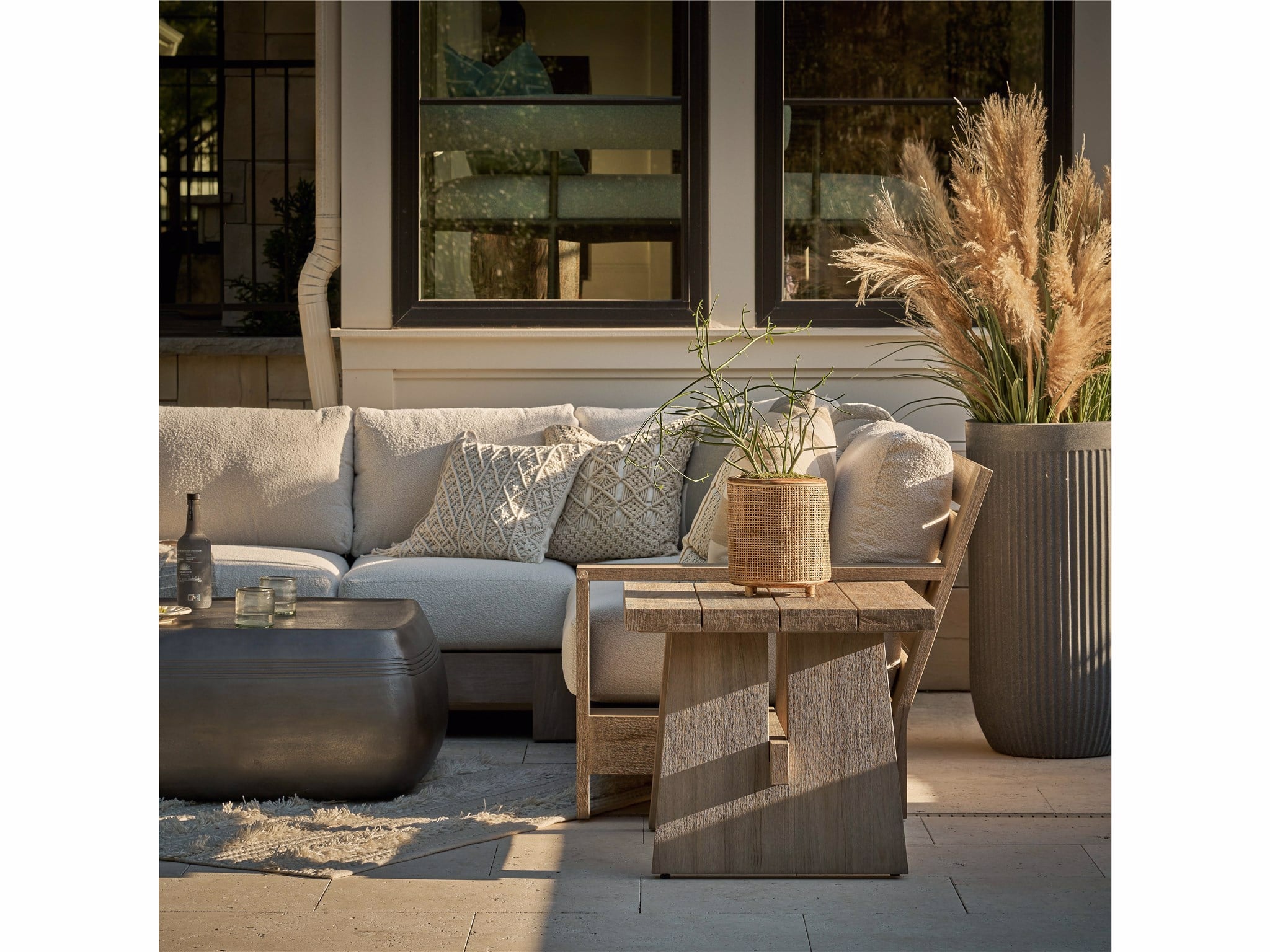 Universal Coastal Living Outdoor Outdoor Rectangle End Table