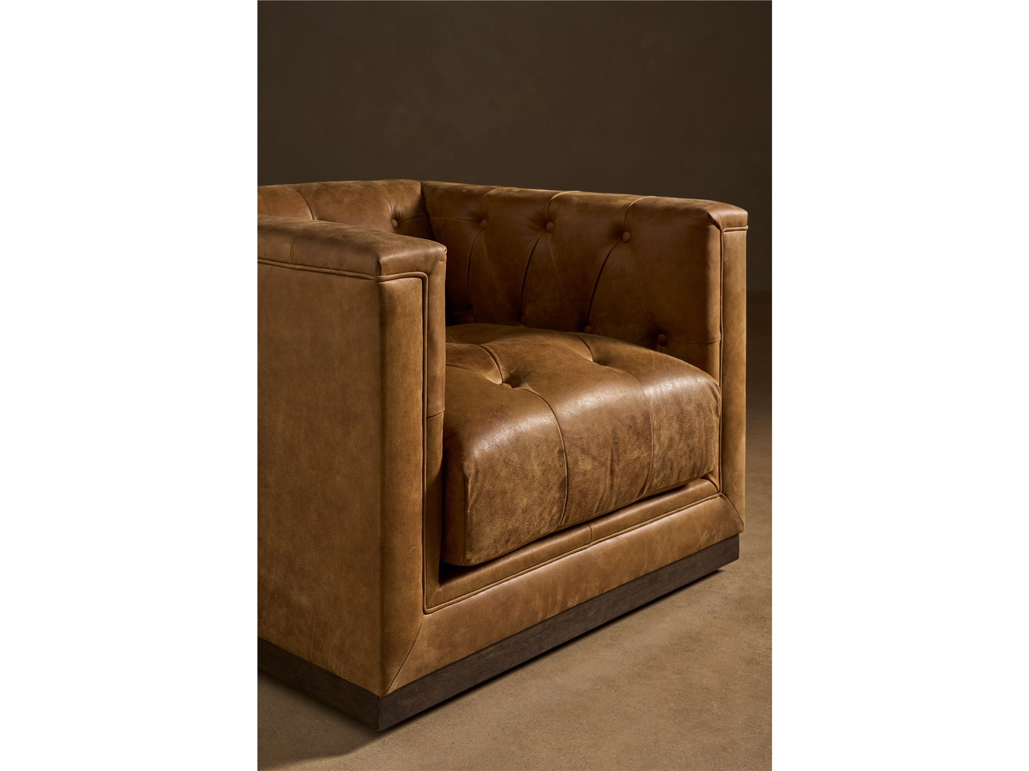 Tufted Swivel Chair