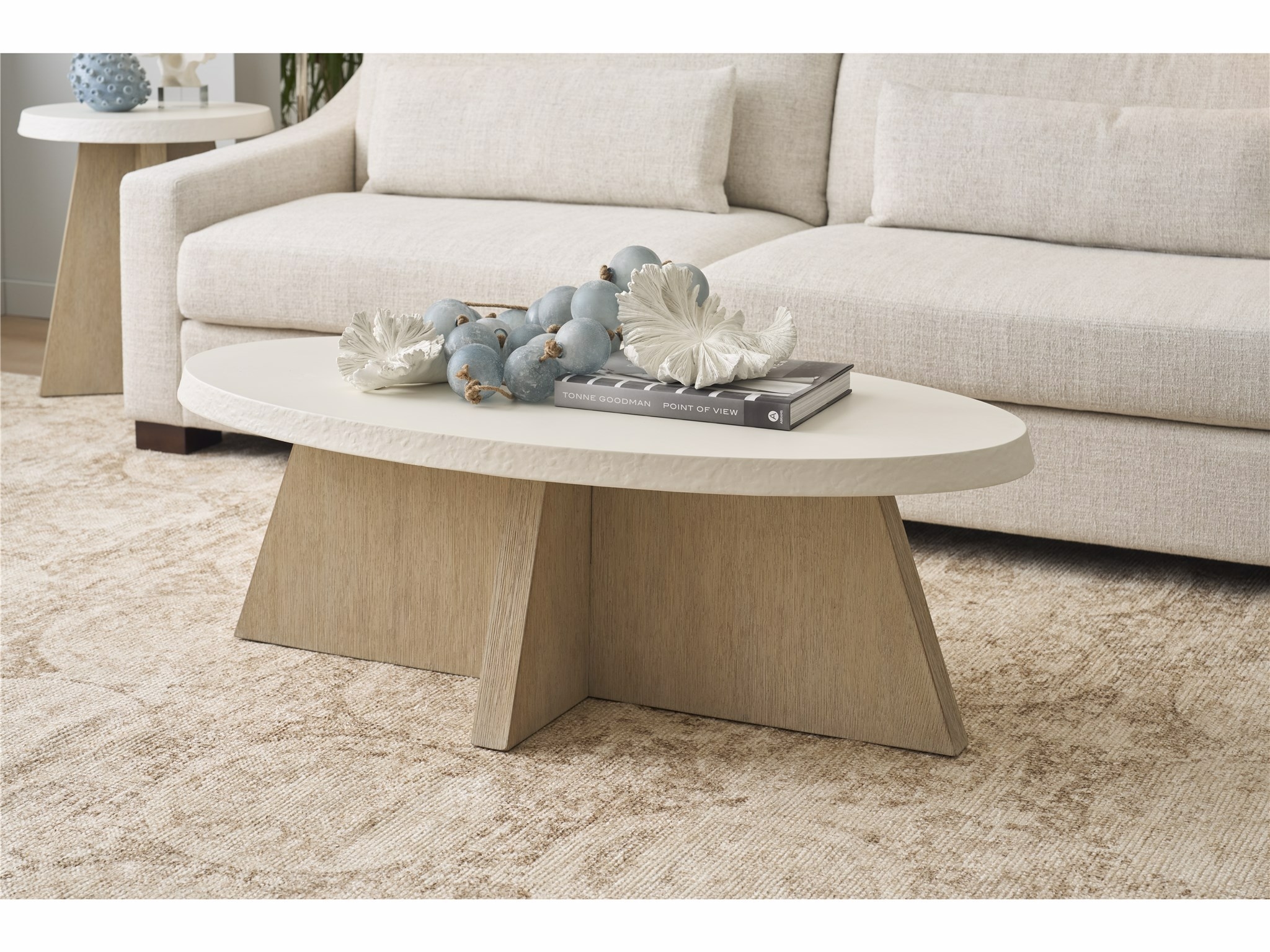 O'Connor Designs Oasis - Coastal Living Home Collection Oval Cocktail Table