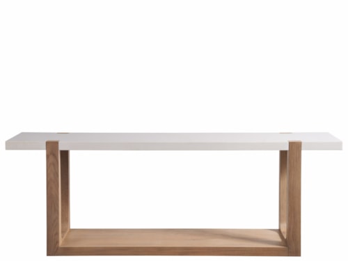 Contemporary Console Table with Quartz Top
