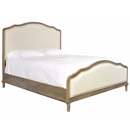 Traditional Upholstered Queen Bed