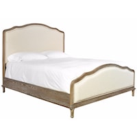 Traditional Upholstered Queen Bed