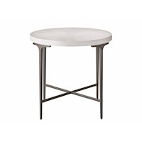 Dahlia Contemporary Two-Tone End Table