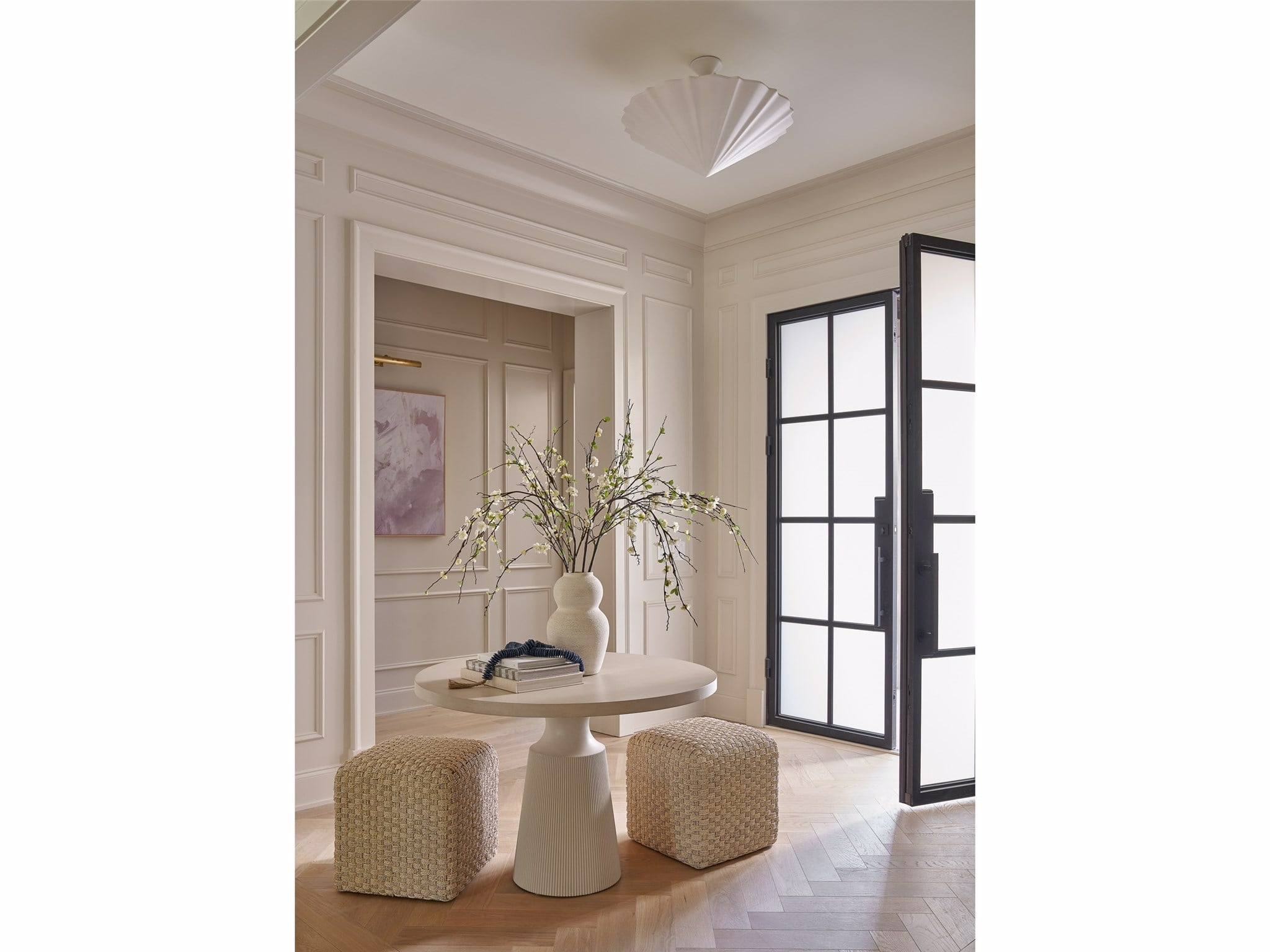 Universal Birchaven Woven Pouf