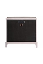 Universal COALESCE Contemporary 3-Drawer Nightstand with USB Ports