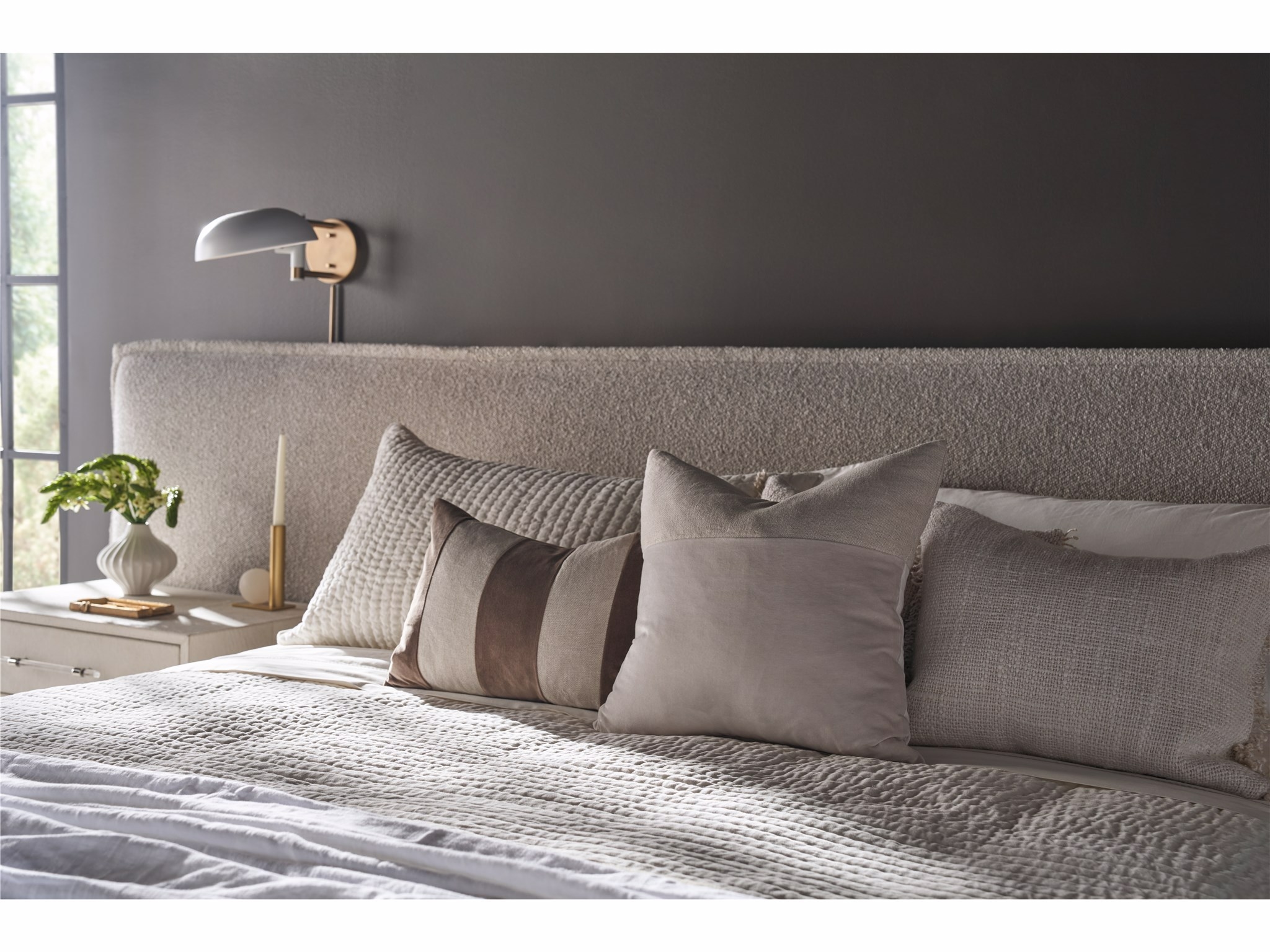 Lux King Upholstered Wall Bed