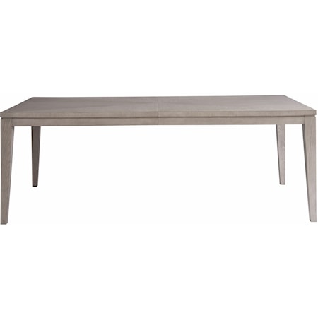 Contemporary Rectangular Dining Table with Extension Leaves