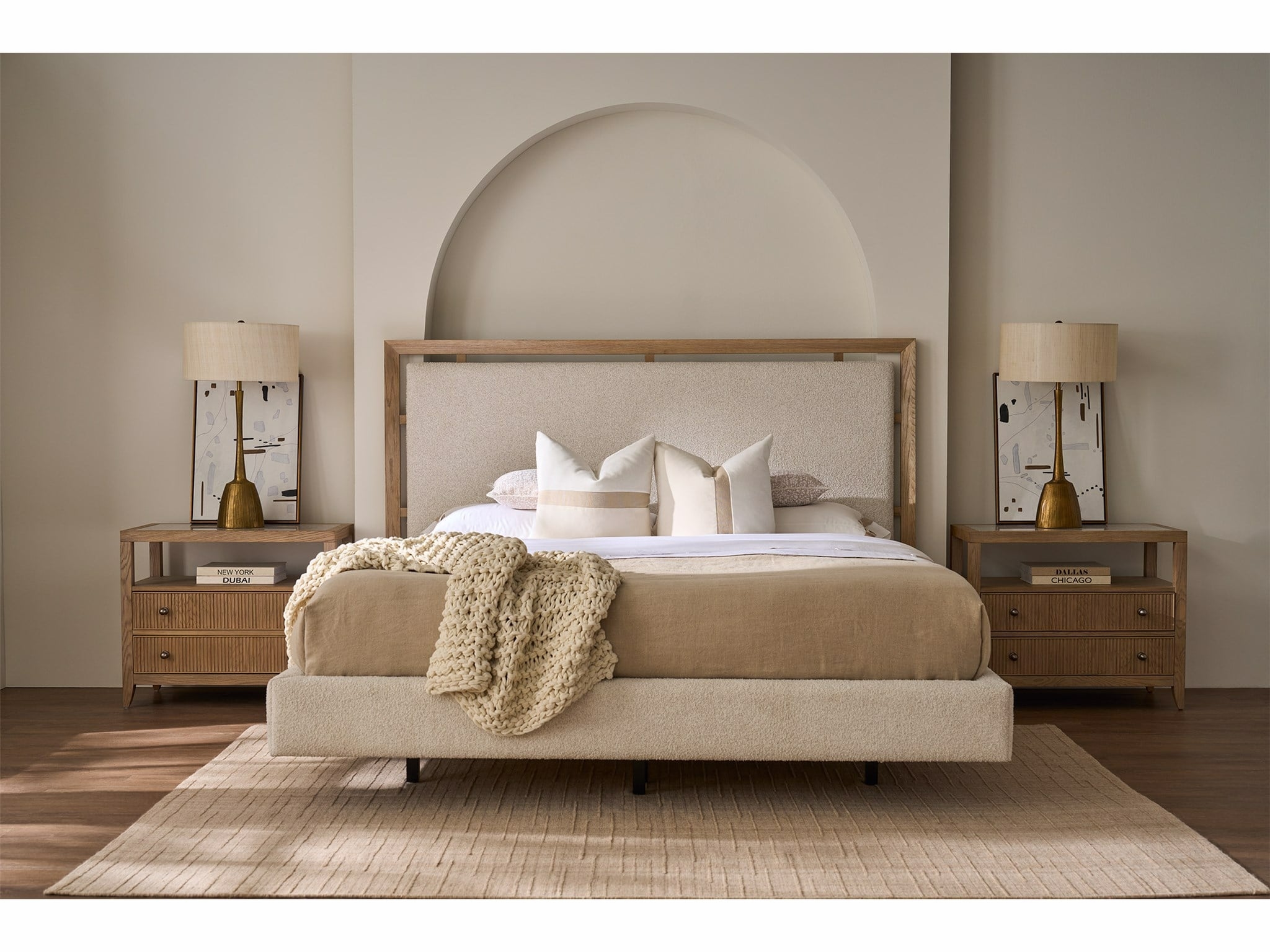 Kendall Queen Upholstered Panel Bed