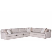 Transitional 4-Piece Sectional