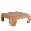 Universal Weekender Coastal Living Home Collection Rattan Cocktail Table