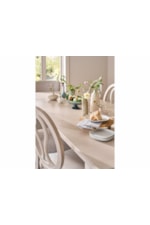 Universal Birchaven Transitional Rectangular Dining Table with Leaf Extension