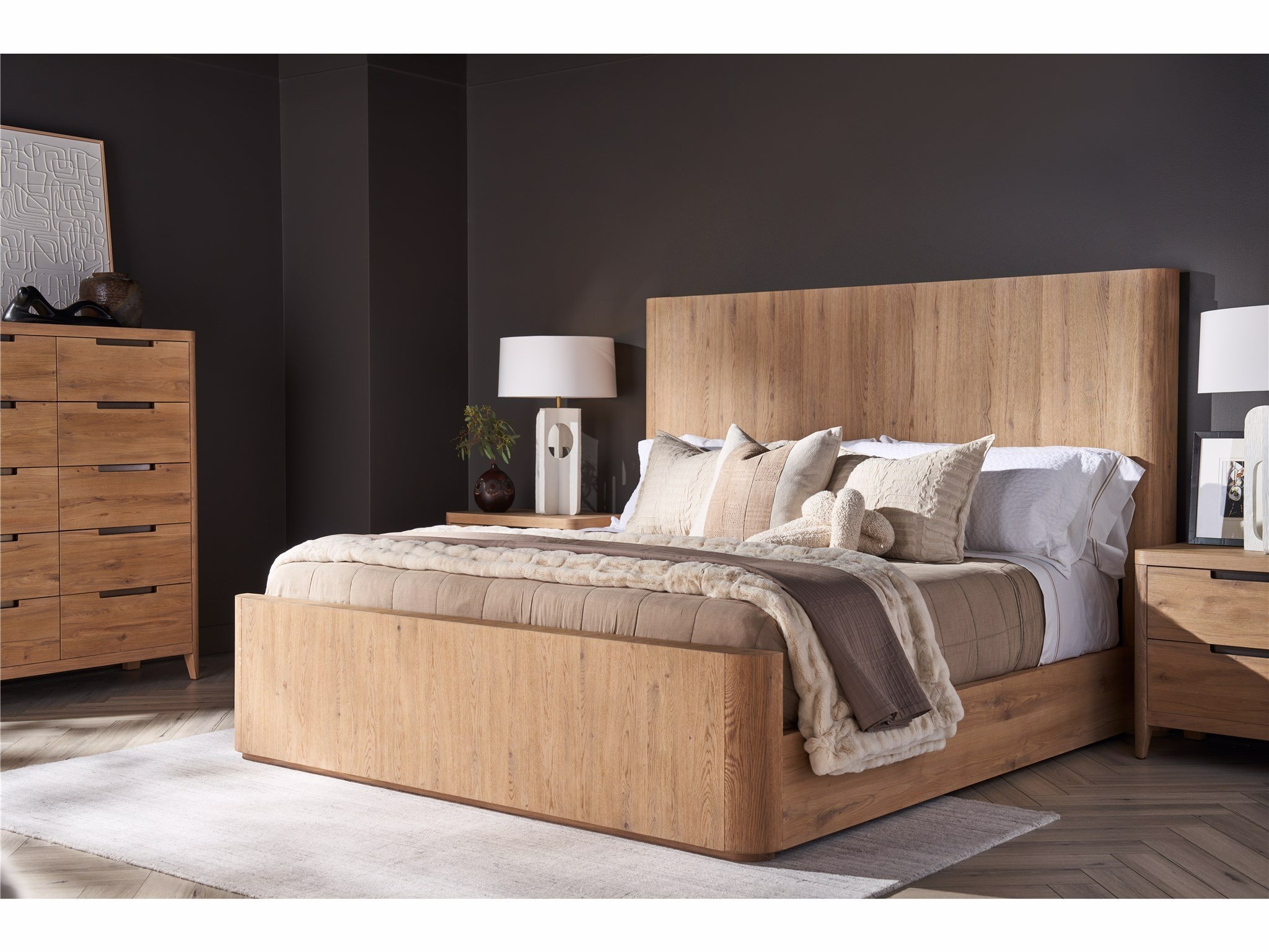 California King Panel Bed