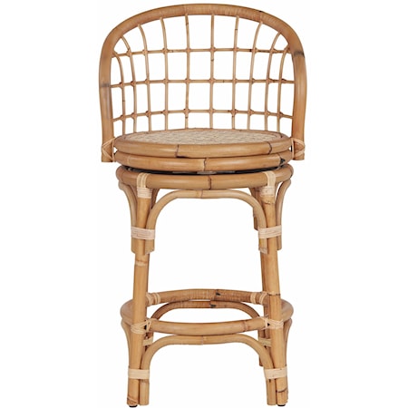 Rattan Counter Stool by Universal