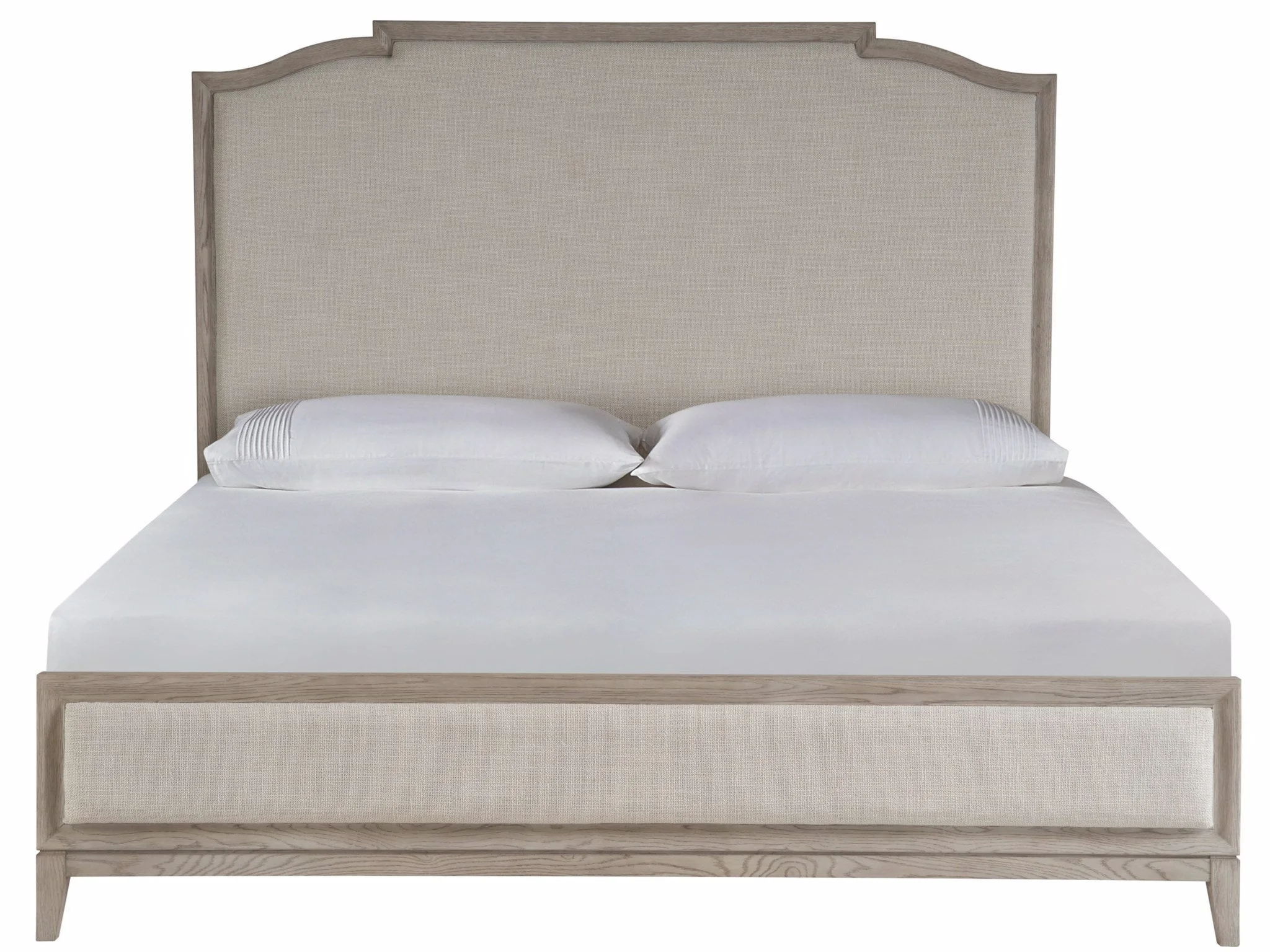 Oconnor Designs Coalesce Contemporary Upholstered King Panel Bed With Low Profile Footboard 