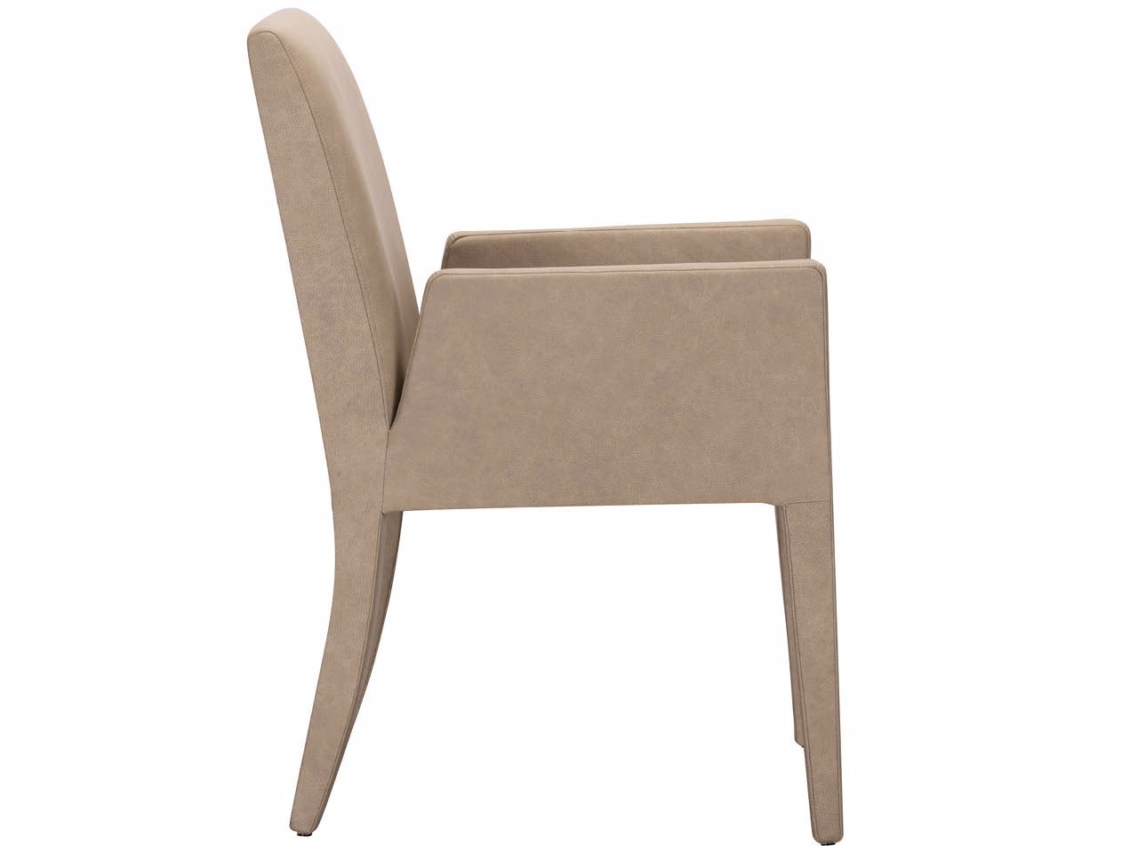 Fully-Upholstered Leather Dining Chair