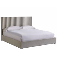 Contemporary Upholstered California King Wall Bed