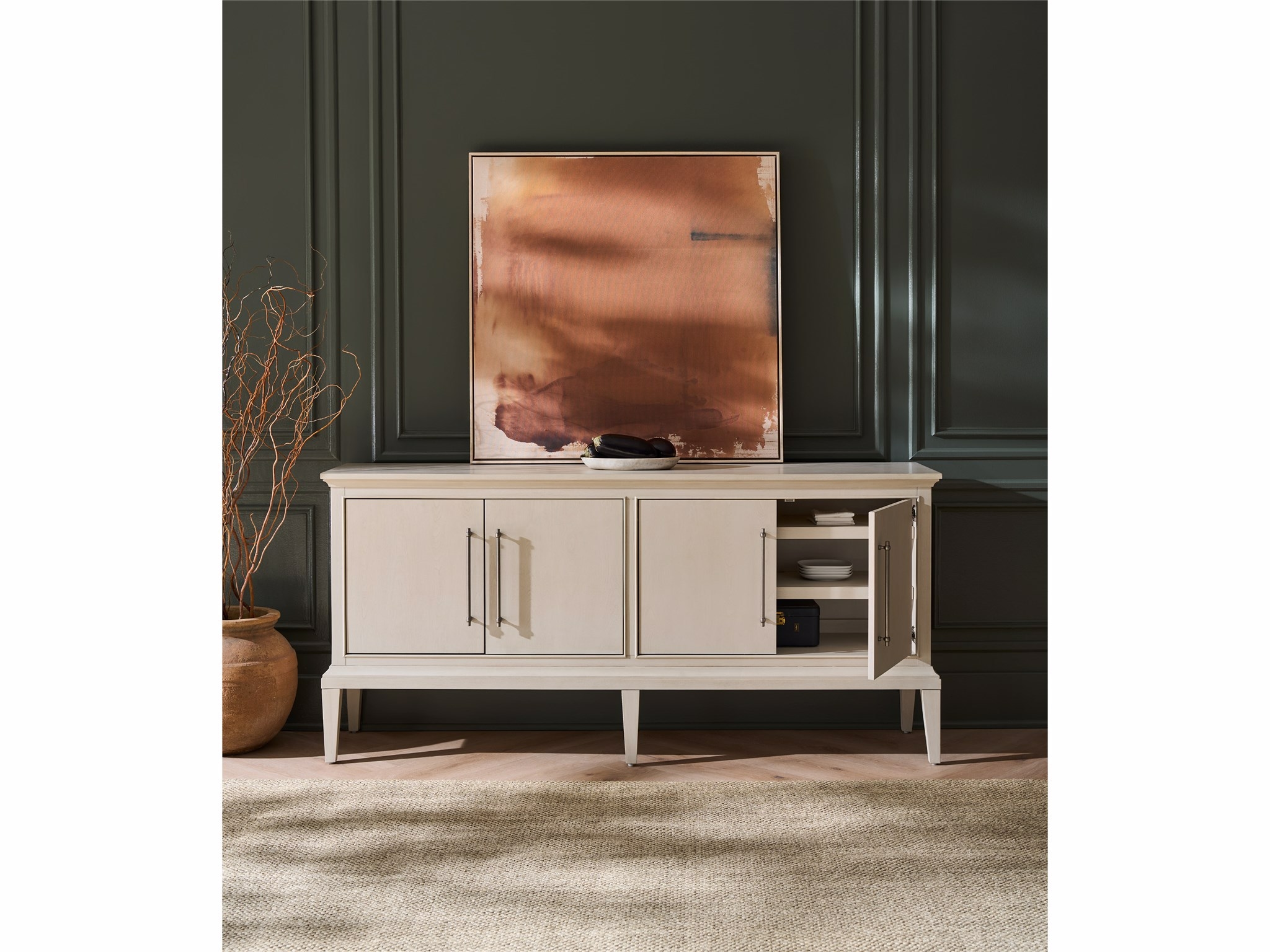 Universal Birchaven 4-Door Credenza