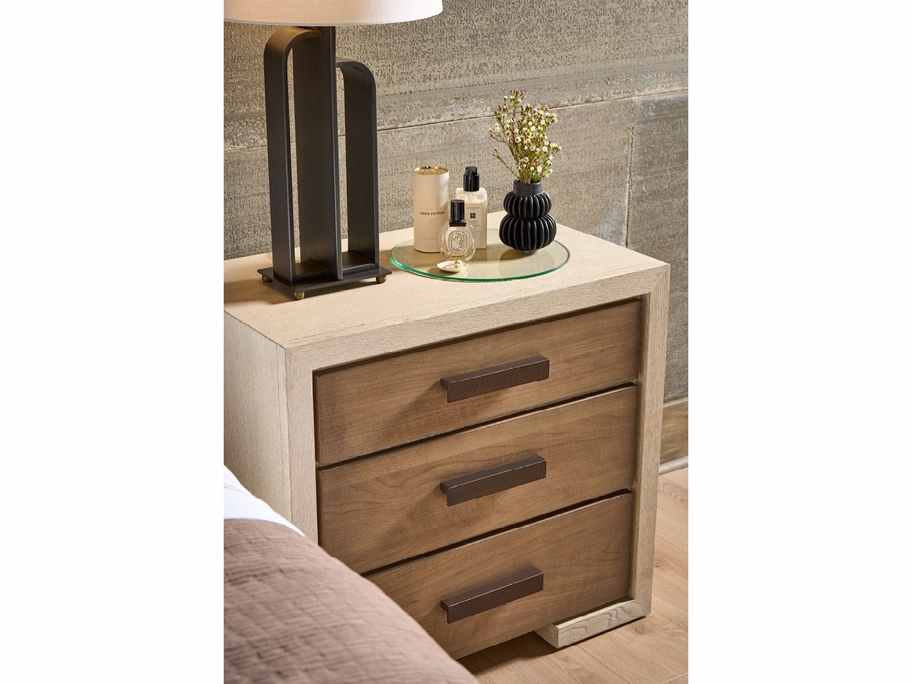 Three-Drawer Nightstand
