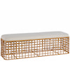 Universal Getaway Coastal Living Home Rattan Bench