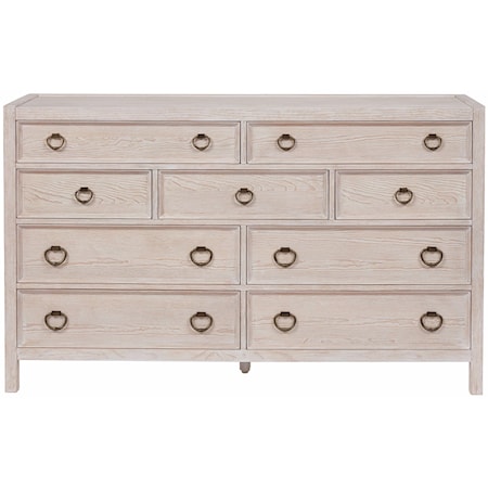 Coastal 9-Drawer Dresser