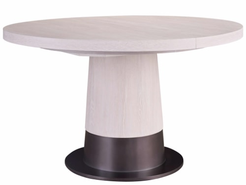 Mid-Century Modern Dining Table with Extension Leaf