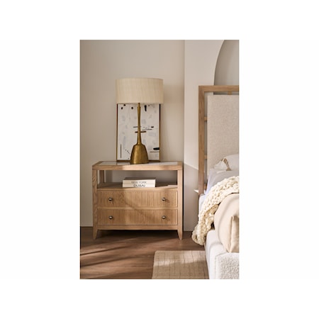 Carmen Two Drawer Nightstand