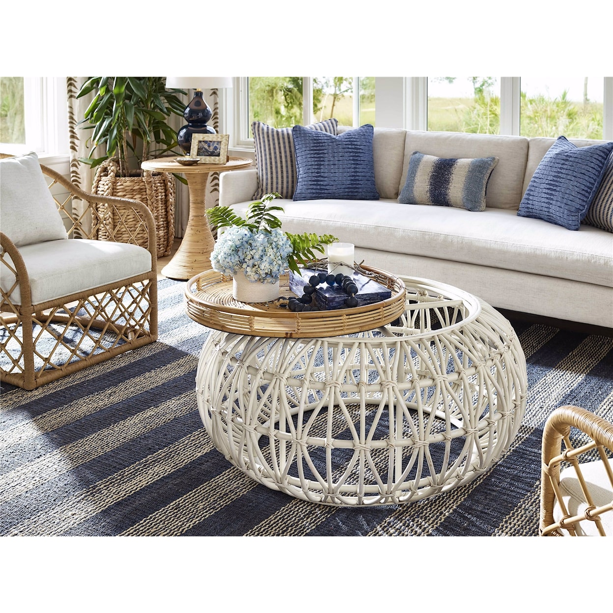 Universal Escape-Coastal Living Home Collection Cocktail Table