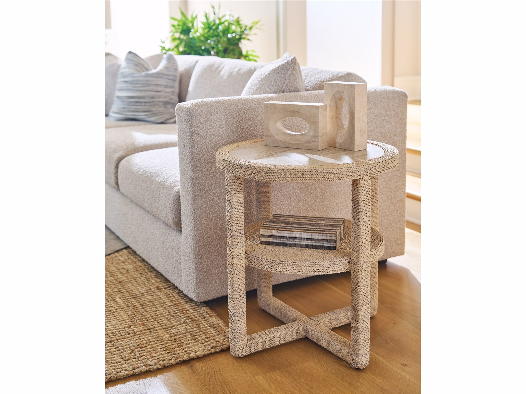 O'Connor Designs Oasis - Coastal Living Home Collection Round End Table