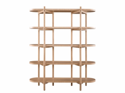 Contemporary Etagere with Open Shelving