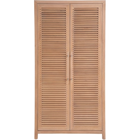 Coastal 2-Door Utility Cabinet with Adjustable Shelves