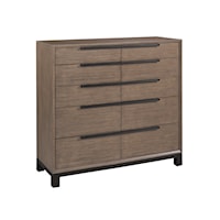 Contemporary Bretton 10-Drawer Gentleman's Chest with Soft Close Drawers